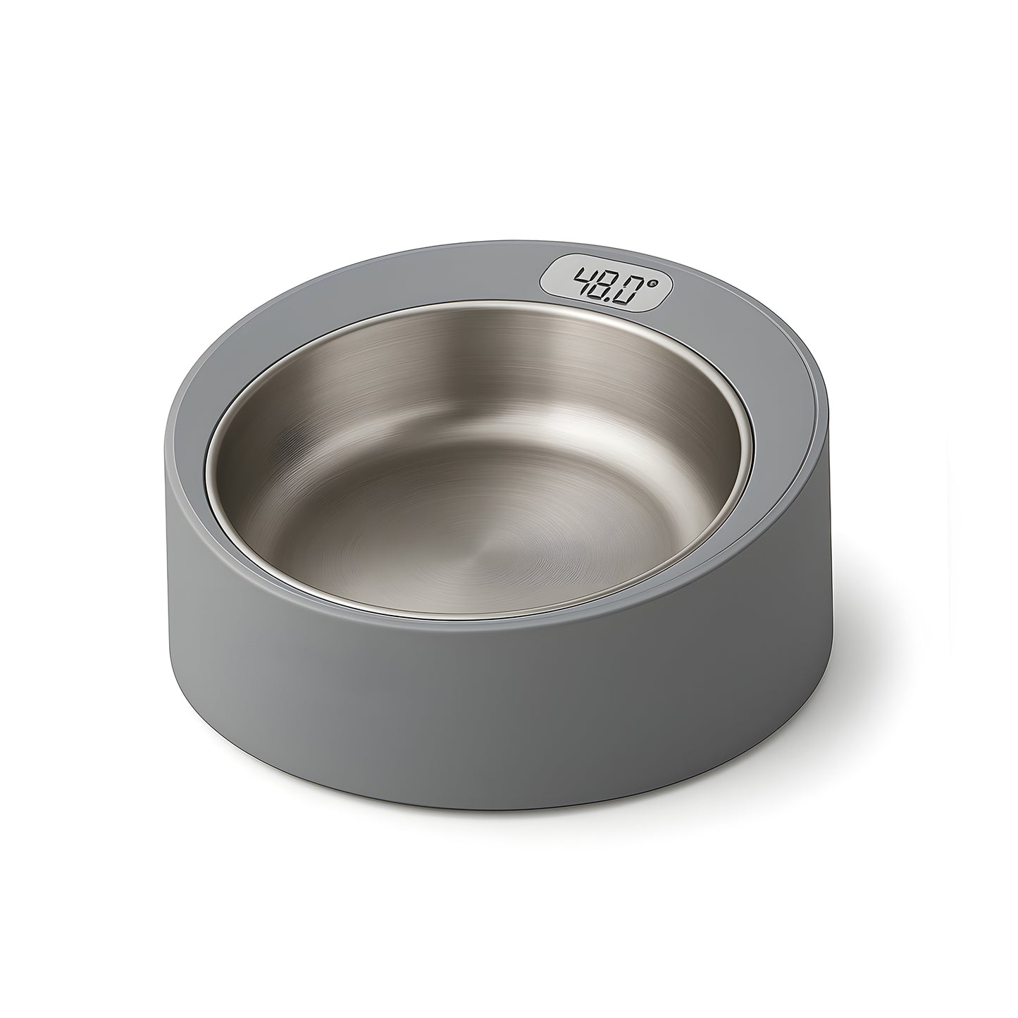 BowlScale Stainless Steel Digital Pet Feeding Bowl