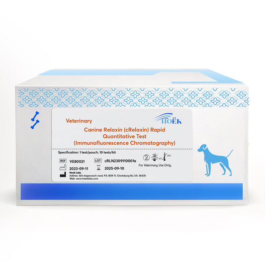 Canine Pregnancy Relaxin (cRelaxin) Rapid Quantitative Testing kits (Immunofluorescence Chromatography=10 kits)